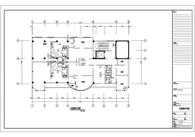 某酒店室内装饰工程设计10层给排水CAD完整节点构造平面图